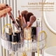 thumbnail image 4 of Organizador de maquillaje BEFSOP, giratorio 360°, 3 niveles, PET transparente, 4 of 6