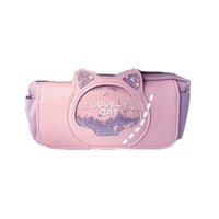 Genérico - Hermoso Estuche Kawaii Diseño Gatito Lila