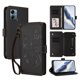 thumbnail image 1 of Funda Cartera Mariposa para [Motorola Moto G Play 2025] con Soporte y Cremallera Negro, 1 of 6