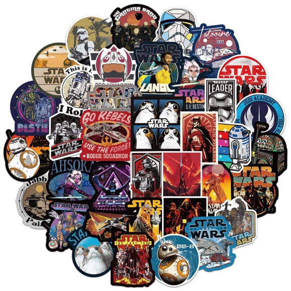 Paquete de stickers Alicia Alexander 108 piezas Star Wars de vinilo