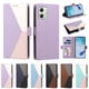 thumbnail image 5 of Funda Cartera Tricolor para Motorola Moto G14 con Soporte, Morado, 5 of 6