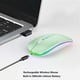 thumbnail image 4 of Mouse Inalámbrico De Doble Modo Recargable Led Verde, 4 of 7