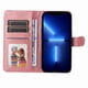 thumbnail image 3 of Funda Billetera para Xiaomi Poco X7 Pro con Porta Tarjetas y Soporte Ajustable Rosa, 3 of 4
