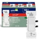 thumbnail image 1 of Interruptor basculante Leviton Lever Edge, 15 A, unipolar, paquete de 10 unidades, color blanco, 1 of 8