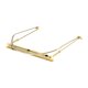 thumbnail image 1 of Soporte De Armónica Soporte De Cuello Profesional Ajustable Dorado Para 24 Agujeros, 1 of 5