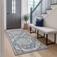 thumbnail image 2 of Alfombra Antideslizante Vintage Azul Claro Amot 183x61 cm, 2 of 7