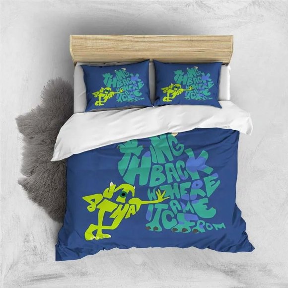 Boy Girl Gift Monster Electric Company Bedding Cartoon Single Double Bed Duvet Cover Pillow Case Home Room Bedroom Bed Sheets