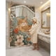 thumbnail image 4 of Set Cortina De Bano Disenos Modernos 180x180 Mas Forro Protector, 4 of 6