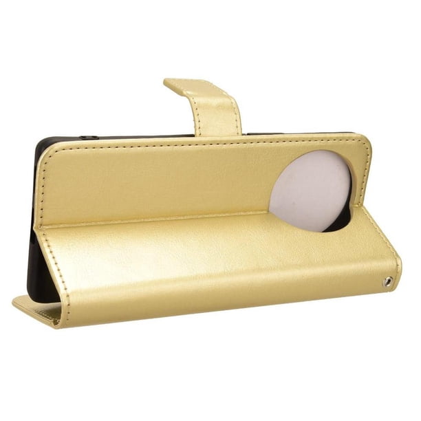 Funda tipo libro para vivo V30E 5G, cartera todo‑en‑uno, funda multifuncional con tarjetero y correa de muñeca desmontable