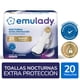 thumbnail image 1 of Toallas higiénicas nocturna suave extra protección 20un, 20 Un, 1 of 1