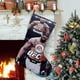 thumbnail image 1 of UFC Tema: Calcetines de Navidad, fino lino blanco para colgar en escaleras y chimenea, decoración navideña para el hogar, regalo de Navidad. 45cm × 32cm, 1 of 5