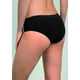 thumbnail image 3 of Pantaleta Pack de 2 Algodón Elasticado 14702P Black, 3 of 4