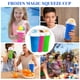 thumbnail image 3 of Slushie Cup FANS-ONE Frozen Magic Squeeze, paquete de 3, azul+rosa+verde, 3 of 3