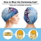 thumbnail image 3 of Hola vecino Gorro de Natación de Licra, Gorro de Baño de Tela Cómoda, Gorro Elástico Antideslizante para Hombres, Mujeres y Niños, 3 of 6