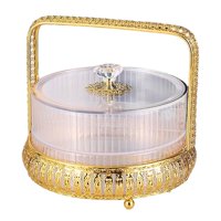 Bothyi - Soporte Acrílico Para Pasteles Con Tapa Decoración Decorativa Para El Hogar Para Panaderías Pastelería Familiar Blanco