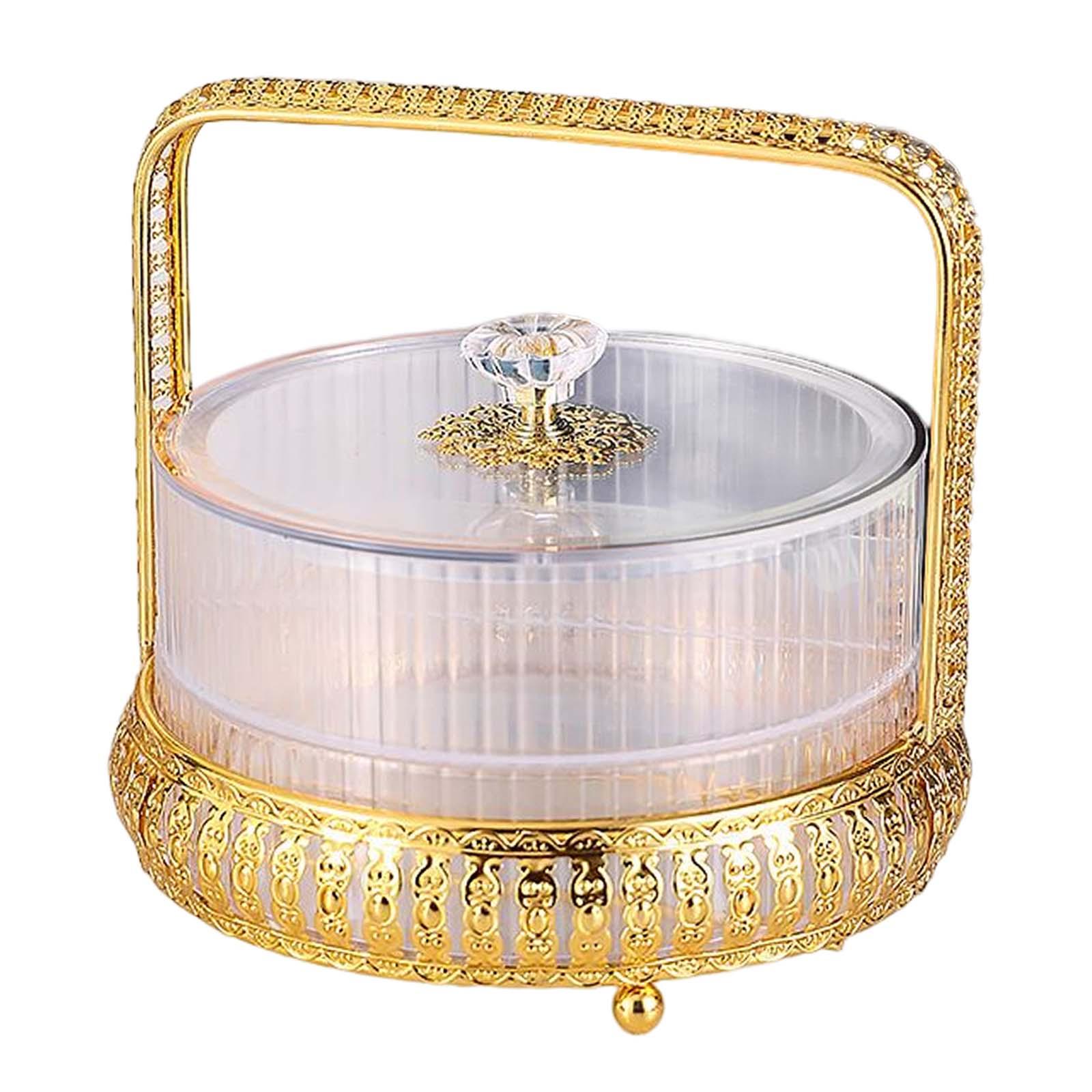 Bothyi - Soporte Acrílico Para Pasteles Con Tapa Decoración Decorativa Para El Hogar Para Panaderías Pastelería Familiar Blanco