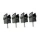 thumbnail image 1 of Hebillas Para Mesa De Carro Plegable De Camping De 4 Piezas, Hebillas Negras Para Tarjeta De Carro De Comestibles, Forma Redonda, 1 of 5