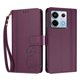 thumbnail image 3 of Funda Cartera Trébol para Xiaomi Poco X6 con Ranuras Tarjetas y Carga Inalámbrica Violeta, 3 of 6