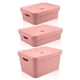thumbnail image 1 of Conjunto Cajas Cube Rosado, 1 of 2