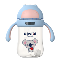 Aiwibi - Botella De Agua Para Bebés 300 Ml Azul