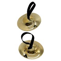 Magideal - Platillos De Mano Para Niños, Platillos De Mano Con Cuerda Para Los Dedos, Platillo De Choque Rítmico Para Niños Para Juegos, Coros, Presentaciones, , 5,2 Cm 52 Cm