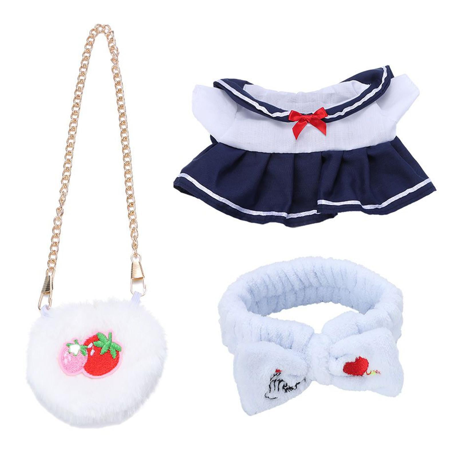 Bothyi - Ropa De Muñeca De Peluche Suave, Diadema De Disfraz Para Niñas, Lazo De Muñecas