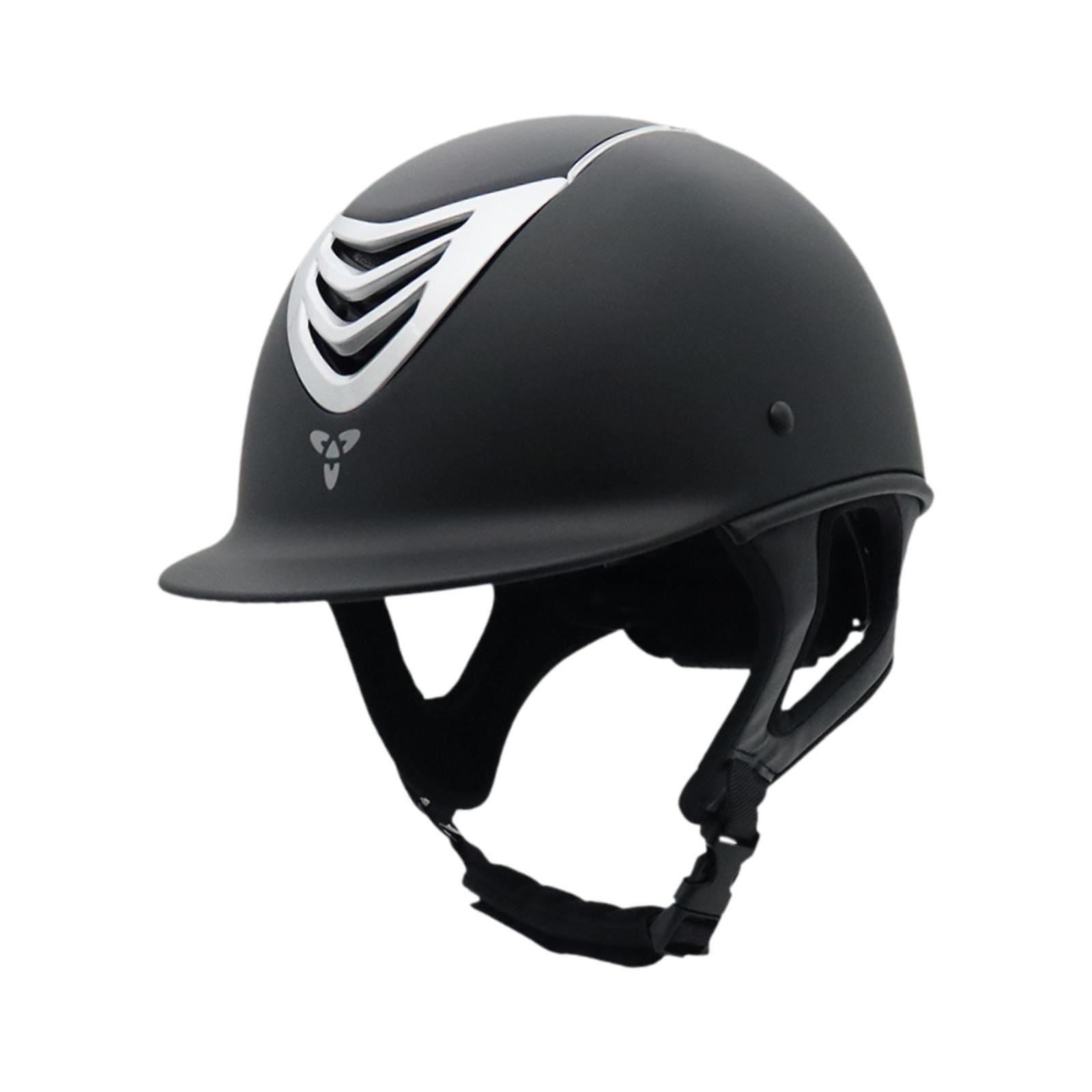 Magideal - Casco De Equitación Para Adultos Sombreros Deportivos Al Aire Libre Sombreros Protectores Profesionales Profesionales Equestrian Historial , Plata Plata 50Cm A 53Cm