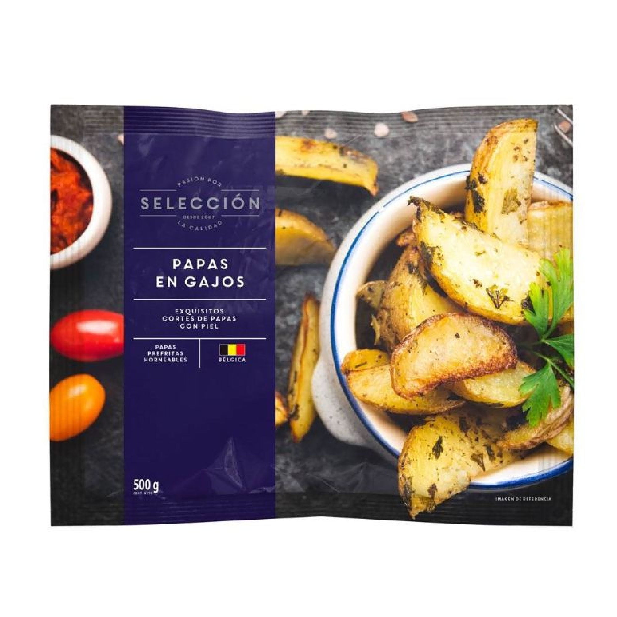 Papas Pre Fritas En Gajos 500 g Selección