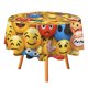 thumbnail image 1 of Emoji Mantel Redondo con Estampado Icónico de Temática, Se Adapta a la Mayoría de Mesas, Fácil de Cuidar, Regalo Perfecto para Aficionados, Amigos y Familia.152cm, 1 of 5