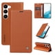 thumbnail image 3 of Funda Billetera de Cuero para Samsung Galaxy S23 con Tarjetero y Soporte - Tapa Magnética Marrón, 3 of 6