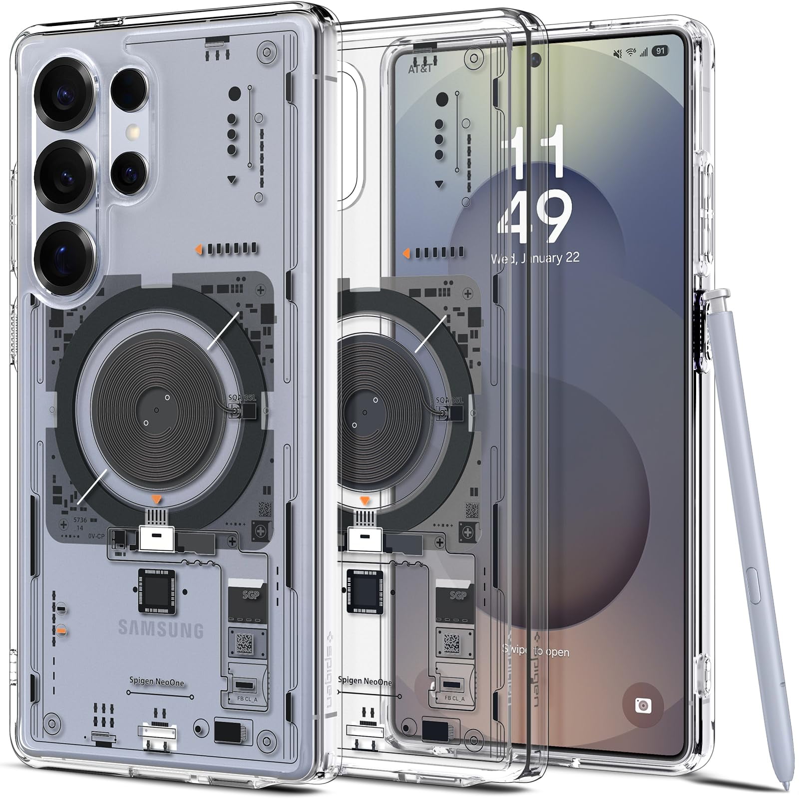 Funda Spigen Ultra Hybrid Magfit Para Samsung Galaxy S25 Ultra