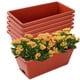 thumbnail image 1 of Macetero de ventana CHUKEMAOYI, 7 unidades, 42 x 18 x 15 cm, rojo, 1 of 7