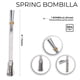 thumbnail image 2 of Yerba Mate Bombilla Gaucho-Market Spring de acero inoxidable, 2 of 6