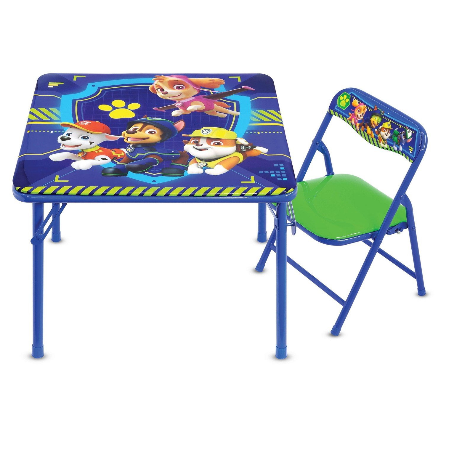 Juego De Mesa Y Silla Paw Patrol Para Niños Pequeños De 24 A 48 M, Metal