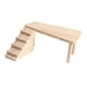 thumbnail image 4 of Plataforma Para Hámster Con Escalera, Cabaña De Madera Para Hámster, Jerbos, Lemmings, Ratas, Estilo A, 4 of 5