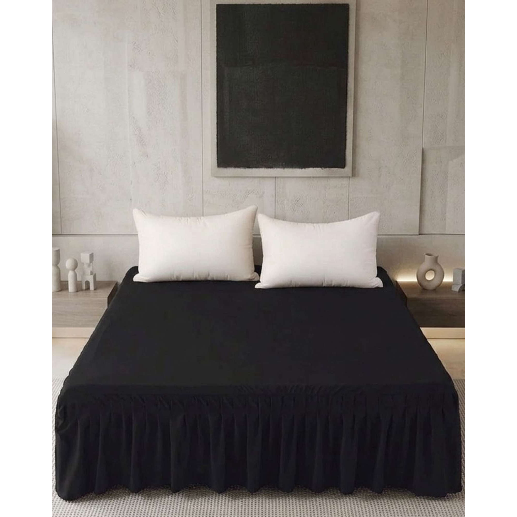 Mym Decohogar - Faldón De Cama Estilo Moderno Y Ajuste Perfecto King 180x200 Cm