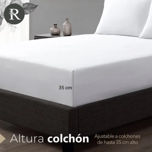 Genérico - Juego Sabanas Rosewood 300 Hilos 1.5 Plaza