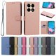 thumbnail image 1 of Funda Cartera de PU para Xiaomi 15T con Tarjetas, Rosa, 1 of 6