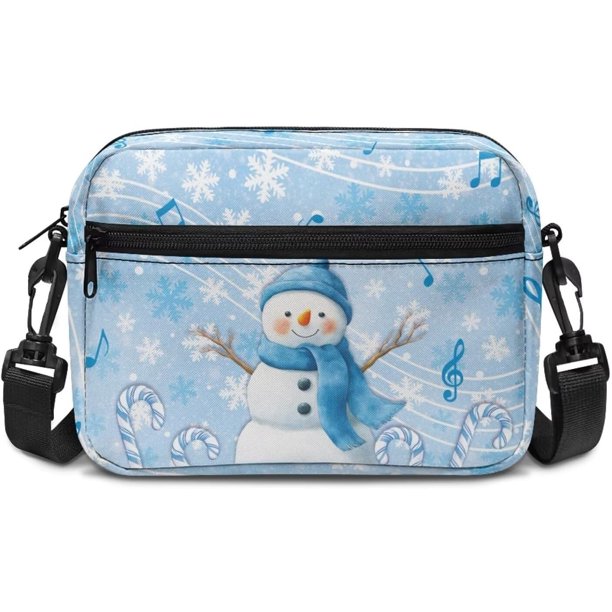 Bolso bandolera pequeño hombro mujer Halloween Navidad cámara mano monedero cremallera bolsillo móvil