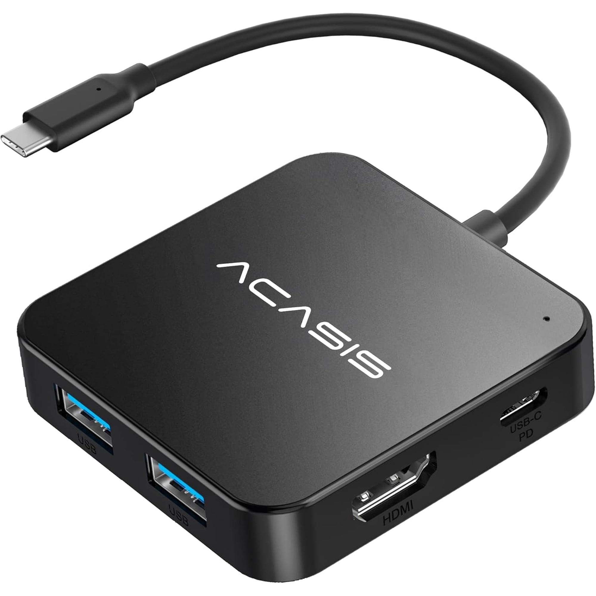 Hub Usb C Acasis 6 En 1 Con Suministro De Alimentación Hdmi 4k De 100 W