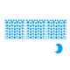 thumbnail image 4 of brillar en las estrellas oscuras - pegatina brillante # azul 138 estrellas, 66 puntos, 1 luna, 4 of 5