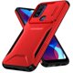 thumbnail image 4 of Funda Resistente para Motorola Moto G Power 2022 con Tapa Deslizante y Protección Militar Rojo, 4 of 6