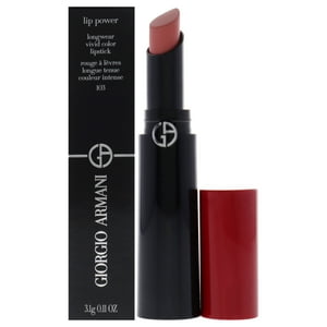 Giorgio Armani - Lápiz Labial Lip Power De Larga Duración Y Colores Vivos - 103 Pinky Peach De Para Mujer - Lápiz Labial De 0,11 Oz