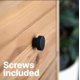 thumbnail image 5 of Perillas de madera para gabinete CUT & PACK 40 mm negro mate, paquete de 6, 5 of 8