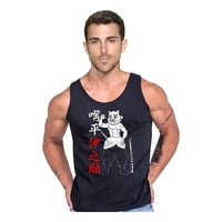 Persodesign - Polera Demon Slayer Anime Manga Musculosa Tank Gym Talla S Negro Hombre
