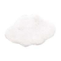 Bothyi - 1/12 Casa De Muñecas Mini Alfombra Muebles Miniatura Alfombra Para Baño Hogar Cocina Blanco