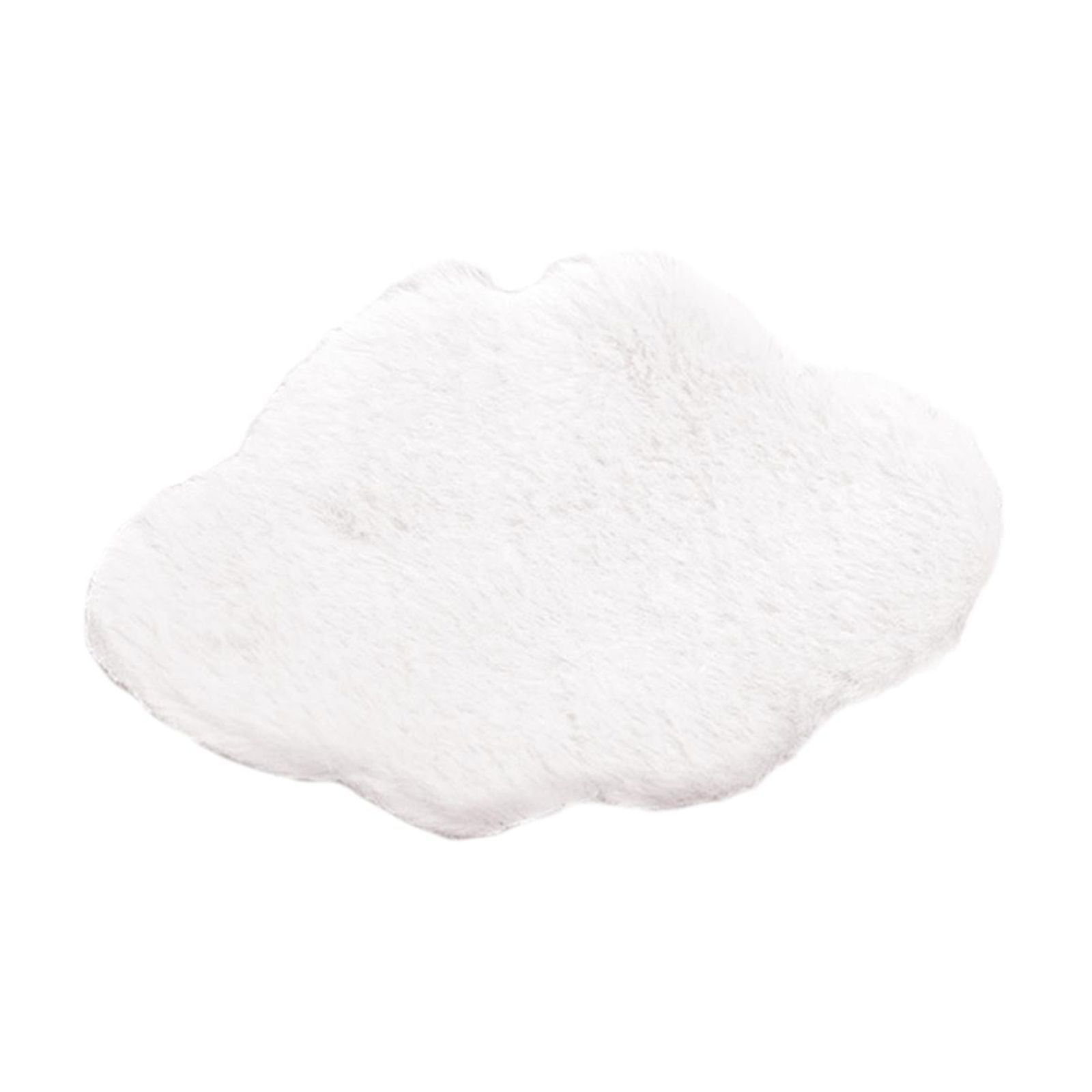 Bothyi - 1/12 Casa De Muñecas Mini Alfombra Muebles Miniatura Alfombra Para Baño Hogar Cocina Blanco