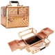 thumbnail image 1 of Estuche de maquillaje Ver Beauty Professional con 4 bandejas en oro rosa, 1 of 8