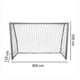 thumbnail image 4 of Set de 2 Arcos De Fútbol Grandes Metálico 300x200 Cm, 4 of 6