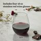 thumbnail image 3 of Juego de 4 copas de vino Libbey de 532 ml sin pie, 3 of 6